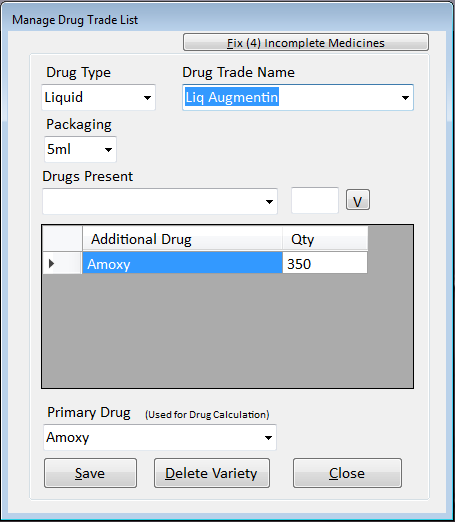Drug Trade Name